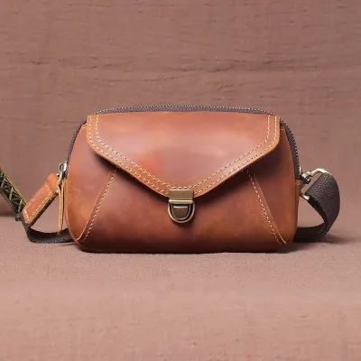 Genuine Leather Belt Waist Bag