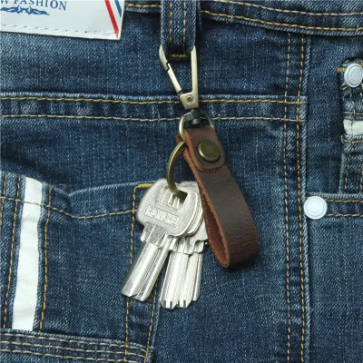 Handmade Genuine Leather Keychain