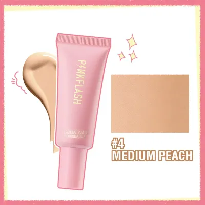 PINKFLASH Makeup Foundation(Medium Peach)