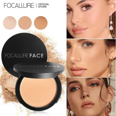 FOCALLURE 3 Colors Make Up Face Powder