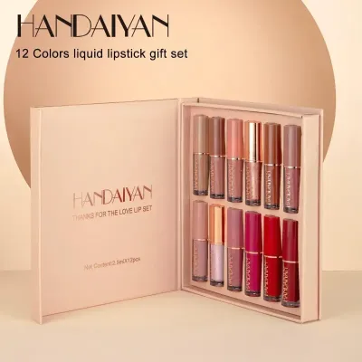 Handaiyan Matte Lipstick Set of 12 Lip Color Set