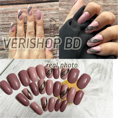 Semi Round Wine Nail