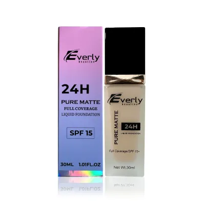 Everly Beauties Full Coverage Foundation-HONEY