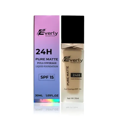 Everly Beauties Full Coverage Foundation-MEDIUM BEIGE