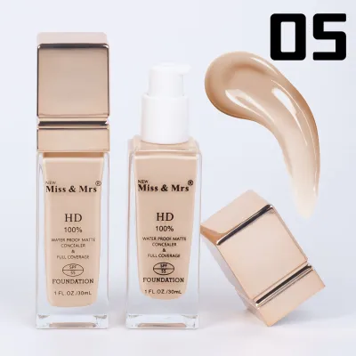 MISS & MRS HD FOUNDATION# SHADE -05-SOFT BEIGE