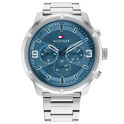 TOMMY HILFIGER HEREN HORLOGE BLUE DIAL MEN'S WATCH