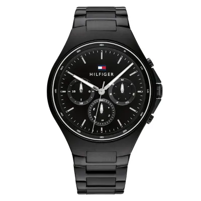 Tommy Hilfiger Justin Black Dial Men's Watch