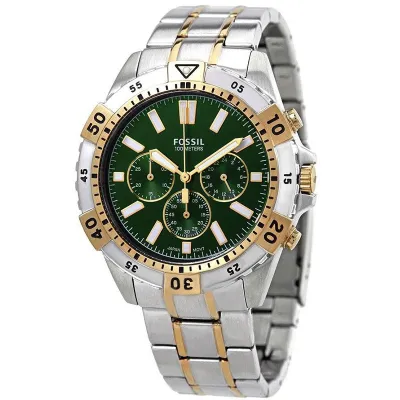 Fossil Garrett Chronograph Two-Tone Stainless-Steel Watch