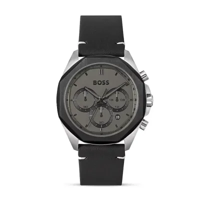 Hugo Boss Cloud Chronograph Black Dial Men's Watch 