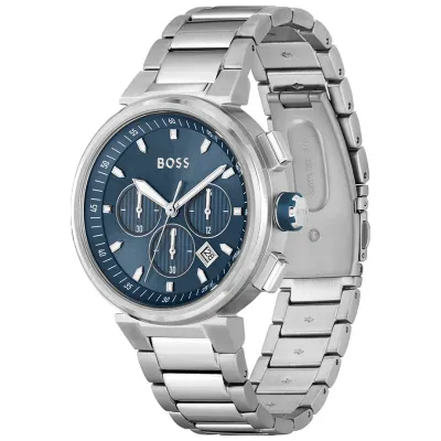 Heren Horloge Hugo Boss Blue Dial Men's Watch