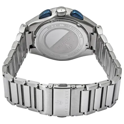 Maserati Triconic chronograph quartz blue dial men's watch