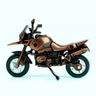 Metal Motorcycle Crafts Alloy Toy Vehicle for Decoration