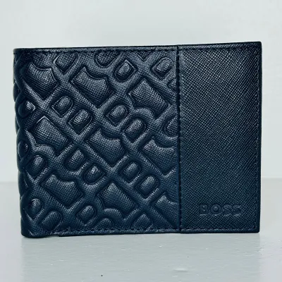 Hugo Boss Short Wallet S7 -Navy