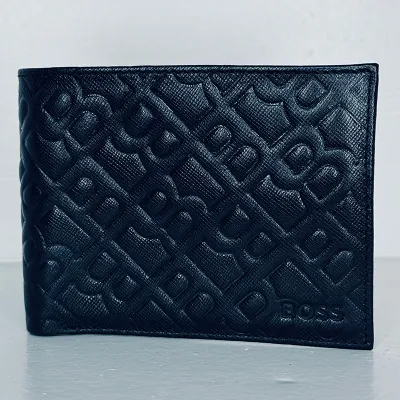 Hu'go Bo'ss Short Wallet -Navy