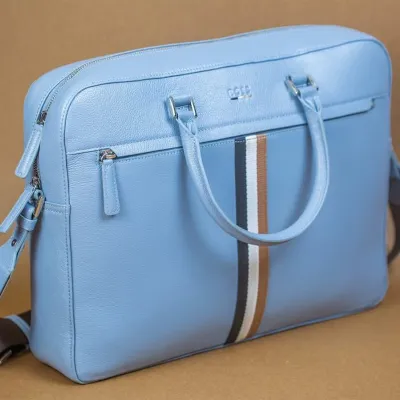 HUGO BOSS LAPTOP BAG -Sky Blue