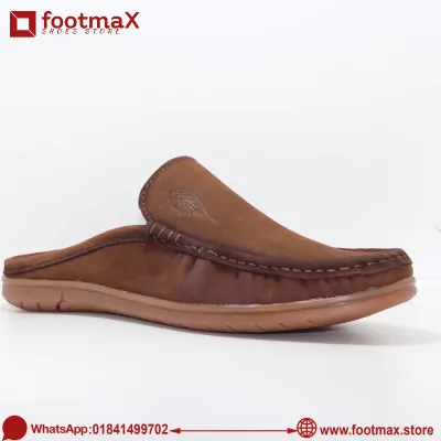 Leather half shoes for men