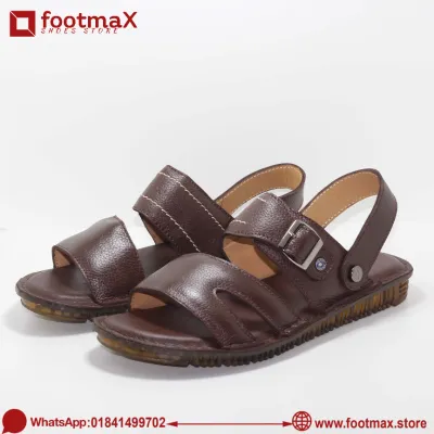 Comfortable leather belt sandals for men 