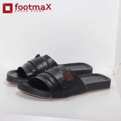 Flat leather casual sandals shoes for men