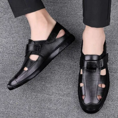 Genuine Leather Moccasins Sandals