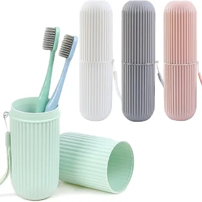 Portable Toothbrush & Toothpaste Holder