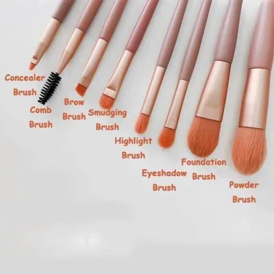 8 Pcs Mini Makeup Brush Set 