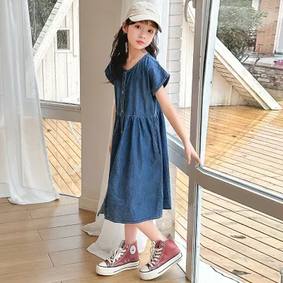 Classic Denim Pocket Dress TD16