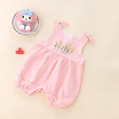 Embroidered ear bow shoulder strap TD98