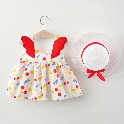 Tiny angel's dress with hat TD97