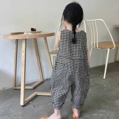 Mini Check Jumpsuit TD57