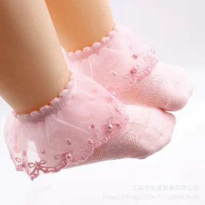 princess mesh thin short socks TD 79