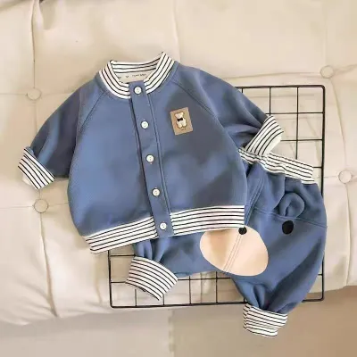 Cartoon Stripe Baby Suit TD123