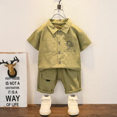 Astronaut Pocket Shirt & Shorts Set TD152