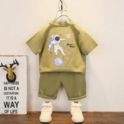 Astronaut Pocket Shirt & Shorts Set TD152