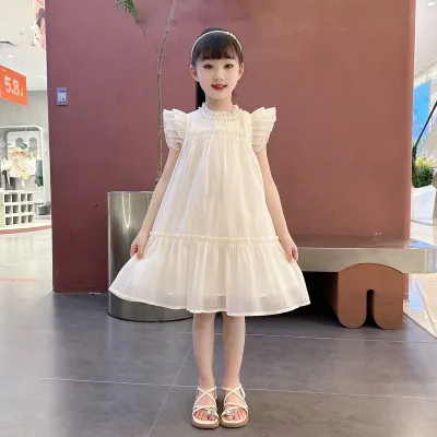 Ruffle short sleeve dress TD81