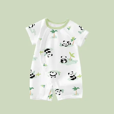 Cotton Short-Sleeve Baby Romper TD117