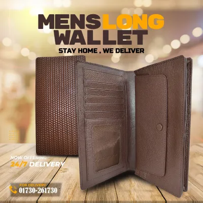 Mens Long wallet #MWL009