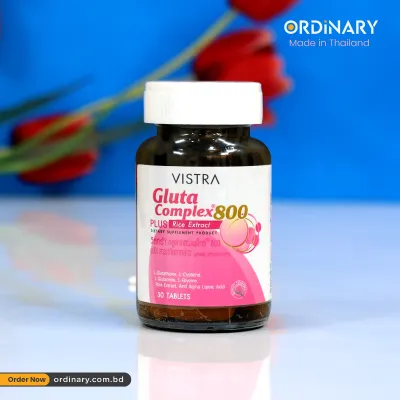 Vistra Gluta Complex 800 Plus Rice Extract Tablets