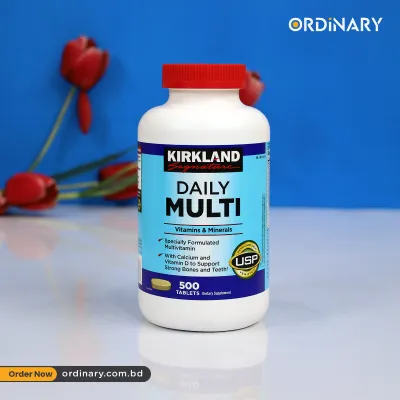 Kirkland Signature Daily Multi Vitamins & Minerals 500 Tablets (USA)