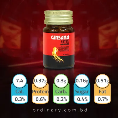 Ginsana G115 100 mg 30 Capsules