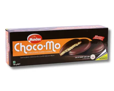 CBL Munchee Choco Mo Chocolate Coated Cookies 100(±)10gm