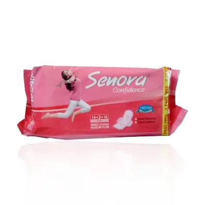 Senora Confidence Regular Flow Wings Folded 16pads