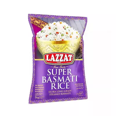 Lazzat Super Basmati Rice 1 Kg