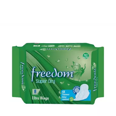 A12 Freedom Ultra Wings Sanitary Napkin 8 - pads