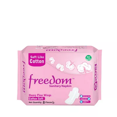 A9 Freedom Heavy Flow Sanitary Napkin 8 - pads