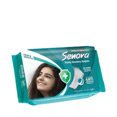 C2 Senora Sanitary Napkin Regular Flow Panty 10 - pcs