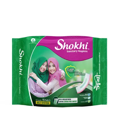 Ss2 Shokhi Sanitary Napkin Belt 15 - pcs