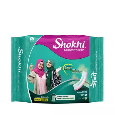 Ss4 Shokhi Sanitary Napkin Panty 15 - pcs