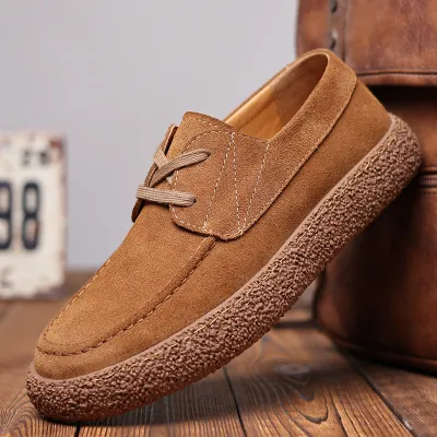 Men's Genuine Leather Comfortable Casual Shoes For Everyday Wear