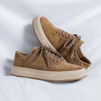 Suede Leather Breathable Casual Shoes