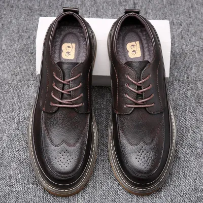 Genuine Leather Trend Lace Up Business Shoes